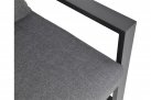 Aluminiowy fotel ogrodowy ciemnoszare aluminium PINA COLADA