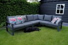 Aluminiowy narożnik ogrodowy ciemnoszare aluminium PINA COLADA