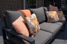 Komplet wypoczynkowy aluminiowy ciemnoszary PINA COLADA