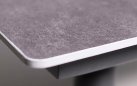 Grafitowy HARPER zestaw wypoczynkowy ogrodowy sofa 2‑osobowa, 2 fotele, stolik, aluminium 