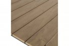 Prostokątny stół ogrodowy aluminiowy antracyt blat kompozyt teak 200x90 AREZZO