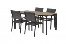 Zestaw obiadowy dla 6 osób aluminium kompozyt i tekstylina AREZZO 160x90