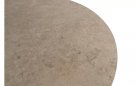 Zestaw stołowy ALLORA brązowobeżowy aluminowy z okragłym stołem d160 blat ceramiczny