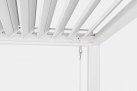 Pawilon ogrodowy biały 3x3 zamykany dach PACIFIC bizzotto