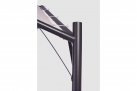 Pawilon ogrodowy 3,5x3,5 m stal antracyt DOME bizzotto