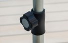 Parasol ogrodowy ZEFIRO aluminium Olefin 2,5×2,5 m profile aluminiowe różne kolory