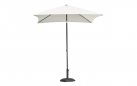 Parasol ogrodowy BLOOM 2x2 m aluminium antracyt poliester ecru