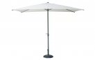 Prostokątny parasol 3x2 m aluminiowy noga antracyt kremowy PAOLO 3.x