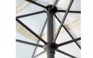 Prostokątny parasol 3x2 m aluminiowy noga antracyt kremowy PAOLO 3.x