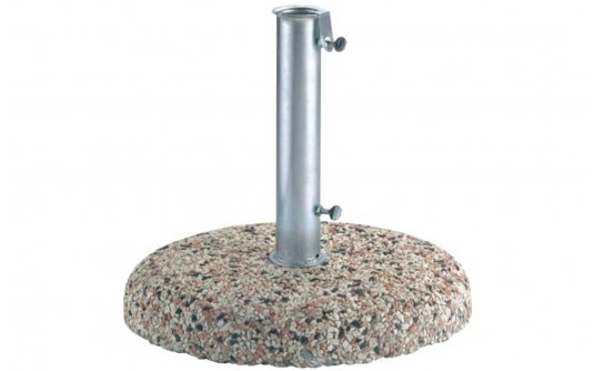 podstawa pod parasol 75 kg cementowa z kamieniem rzecznym podstawa pod parasol 75 kg cementowa z kamieniem rzecznym