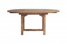 Okrągły stół 120 cm rozkładany teak do długości 170 cm CARAPIA