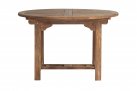 Okrągły stół 120 cm rozkładany teak do długości 170 cm CARAPIA