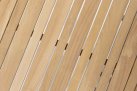 Grafitowy stół ogrodowy z blatem teak RIDGE 220 4so