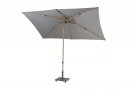 Parasol 200x300 aluminiowy pochylany WOODLOOK/ANTRACYT AZZURRO 4so
