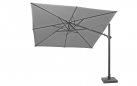 Parasol ogrodowy 300x300 cm ekskluzywny SIESTA PREMIUM noga antracyt / poszycie antracyt