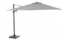 Parasol ogrodowy 300x300 cm ekskluzywny SIESTA PREMIUM noga antracyt / poszycie SZARE
