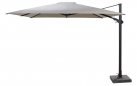 Parasol ogrodowy 300x300 cm ekskluzywny SIESTA PREMIUM noga antracyt / poszycie TAUPE