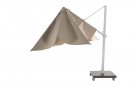 Parasol ogrodowy 300x300 cm ekskluzywny SIESTA PREMIUM noga BIAŁA / poszycie PIASKOWY