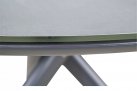 Okrągły stół ogrodowy aluminiowy śr. 120 cm MOJITO ciemnoszary 