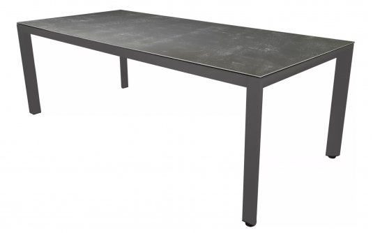 Aluminiowy stół ogrodowy antracytowy z blatem ceramicznym MOJITO 220
