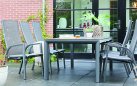 Aluminiowy stół ogrodowy antracytowy z blatem ceramicznym MOJITO 160