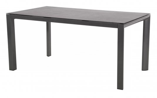 Aluminiowy stół ogrodowy antracytowy z blatem ceramicznym MOJITO 160 Aluminiowy stół ogrodowy antracytowy z blatem ceramicznym MOJITO 160