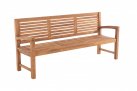 Ławka z drewna teakowego 180 cm HALDEN