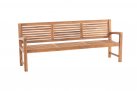 Ławka z drewna teakowego 220 cm HALDEN