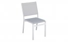 POLA krzesło ogrodowe aluminium i tekstylina 46×59×86 biały
