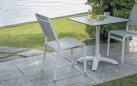 POLA krzesło ogrodowe aluminium i tekstylina 46×59×86 biały