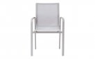 SAMO krzesło ogrodowe aluminium i tekstylina 55×59×86 beżowe