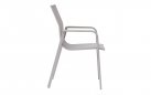 SAMO krzesło ogrodowe aluminium i tekstylina 55×59×86 beżowe