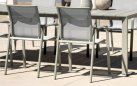 SAMO krzesło ogrodowe aluminium i tekstylina 55×59×86 beżowe
