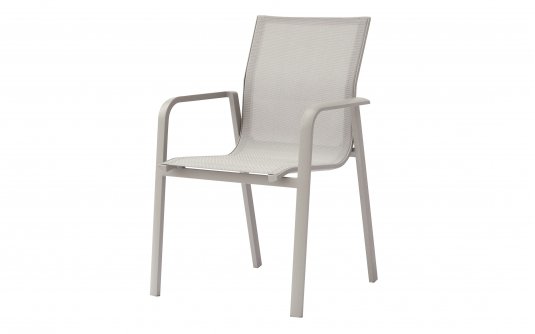 SAMO krzesło ogrodowe aluminium i tekstylina 55×59×86 beżowe SAMO krzesło ogrodowe aluminium i tekstylina 55×59×86 beżowe