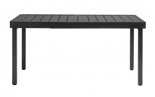 PELLA stół ogrodowy metalowy rozkładany 156–213×95 cm antracytowy dla 8 osób