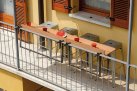 Skłądany stolik na barierkę balkonową LOOK szreokość 80 lub 120 cm