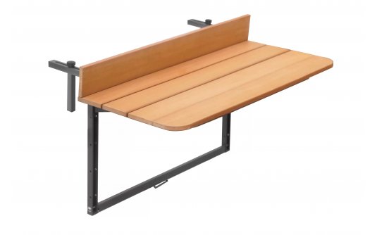 Skłądany stolik na barierkę balkonową LOOK szreokość 80 lub 120 cm Skłądany stolik na barierkę balkonową LOOK szreokość 80 lub 120 cm