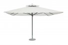 Parasol z nogą centralną 4x4 m PUSH antracytowa noga/ kremowe poszycie