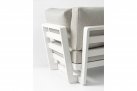 Nowoczesny modułowy narożnik aluminiowy biały INFINITY Bizzotto