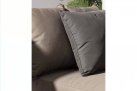 Zestaw 2 sofa / łóżko ogrodowe z teaku BALI bizzotto poduszki brązowe