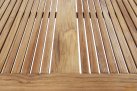 Stół ogrodowy 152x90 nogi stal nierdzewna blat teak MRMARIS