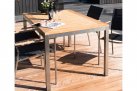Stół ogrodowy 152x90 nogi stal nierdzewna blat teak MRMARIS