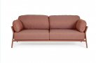 Nowoczesna sofa na taras aluminiowa kolor czerwony PARDIS bizzotto