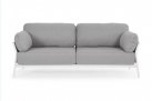 Nowoczesna sofa na taras aluminiowa kolor biała PARDIS bizzotto