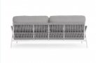 Nowoczesna sofa na taras aluminiowa kolor biała PARDIS bizzotto