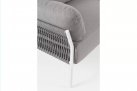 Nowoczesna sofa na taras aluminiowa kolor biała PARDIS bizzotto