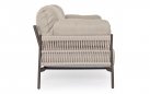 Nowoczesna sofa na taras aluminiowa konstrukcja antracyt / poduszki beżowe PARDIS bizzotto