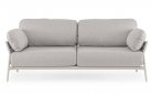 Nowoczesna sofa na taras aluminiowa konstrukcja jasny beż / poduszki szarobeżowe PARDIS bizzotto