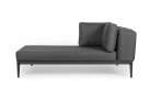 Szara sofa podwójna modułowa nowoczesna na taras MATRIX bizzotto