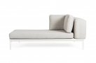 Biała sofa podwójna modułowa nowoczesna na taras MATRIX bizzotto